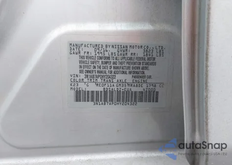 2017 Nissan Sentra Sv from USA, damaged, VIN 3N1AB7AP0HY204322